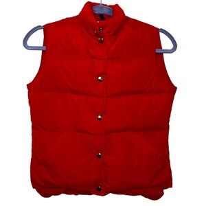 L.L. Bean Red Puffer Vest
